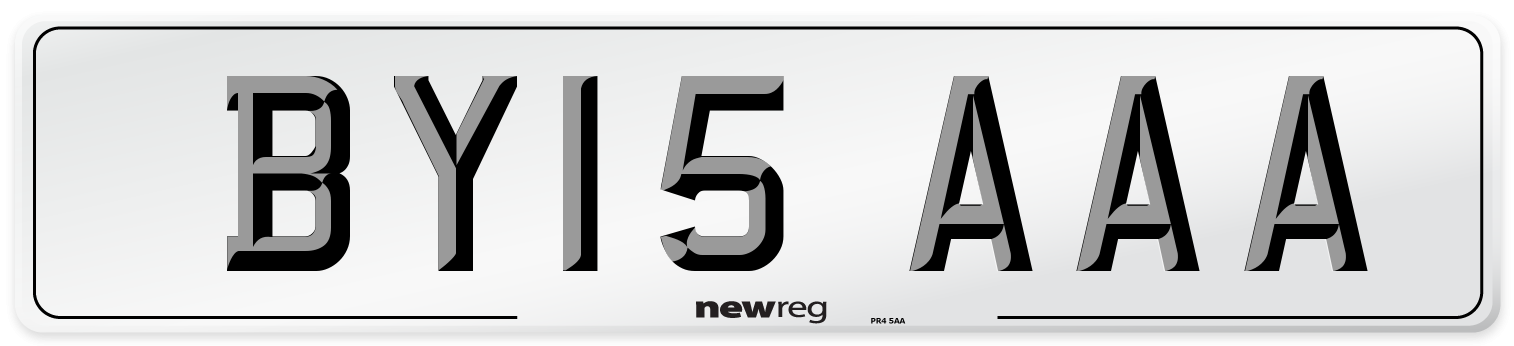 BY15 AAA Number Plate from New Reg